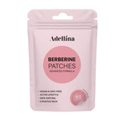 Adellina Berberine Patches packaging highlights the advanced formula for daily vitality