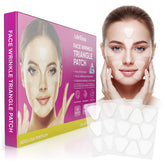Adellina overnight wrinkle patches on forehead for smoother look by morning.