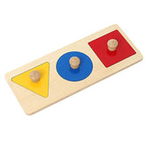 Adena Montessori Colorful Shapes Puzzle Boards for toddlers with bright shapes and colors