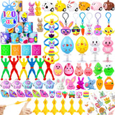 Adisher 120-pack Easter basket fillers display for kids' egg hunts