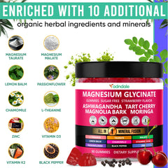 Adndale packaging shows strawberry-flavored gummies for family-friendly daily use.
