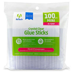 AdTech Hi-Temp glue sticks demonstrating fast bonding for DIY projects.