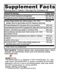 Memory Formula tablets close-up signaling potential daily mental clarity