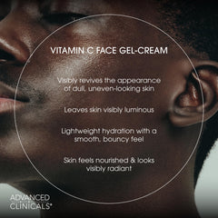 Advanced Clinicals Brightening Vitamin C Face Cream Gel dispense action for easy daily use