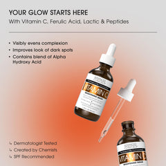 Advanced Clinicals Vitamin C Eye Serum tube ready for delicate under-eye refresh