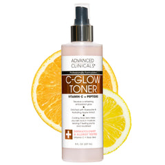 Advanced Clinicals Vitamin C Glow Facial Mist bottle delivering hydration and antioxidant care