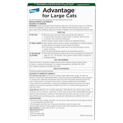 Advantage Large Cat flea drops kill fleas within 12 hours after application.