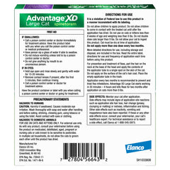 Advantage XD dosing tube shown for easy two month application
