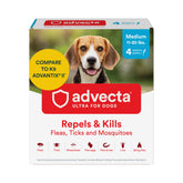 Advecta Ultra bottle pour shows easy dispensing for fast flea control
