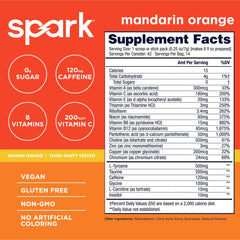 AdvoCare Spark stick pack close-up showing convenient single-serve energy