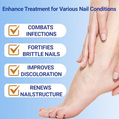 Aedydyce patches being applied to clean nails