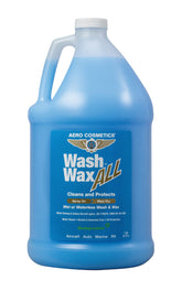 Aero Cosmetics Wet Wash bottle shown for quick spray-on cleaning and protection.