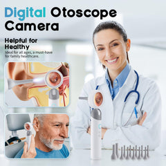 Aertnelz otoscope with LED lights for well lit viewing