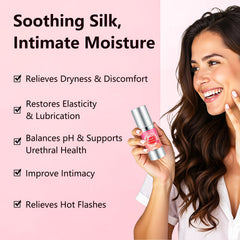 Aeryea Estriol Peach Cream being applied to the vulvar area.