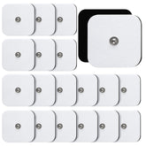 AFDEAL TENS pads 2x2 inch adhesive surface for secure hold.