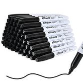 Affisure permanent markers 60-pack box showing bulk value for offices.