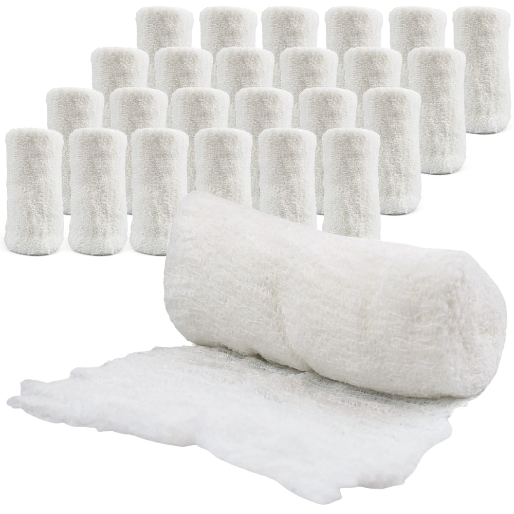 Affordtex cotton gauze roll with 6-ply crinkle weave and absorbency