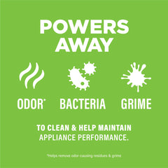 Affresh cleaner targets grime in grind chamber for a fresher disposal.