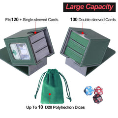 AFIING deck box side window helps identify your commander at a glance