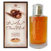 AFLUXE Choco Musk bottle front view showing premium design and luxury appeal.
