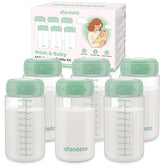 afontoto breastmilk storage bottle 300ml shows compact capacity for multiple pumping sessions.
