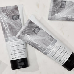 AGE beautiful Silk Amino Acids Keratin ingredients panel highlights nourishing components