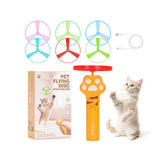 AGIFTMIND cat fetch toy launcher with rechargeable power for endless indoor and outdoor play.