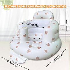 AGITVPS Bear cushioned headrest providing comfortable support.