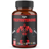 agobi testosterone bottle front view with 60 capsules for a one-month supply