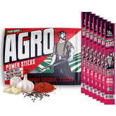 AGRO Power Vegan Jerky Stick with cracked black pepper for a savory, protein-rich snack on the go