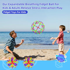 AGSIXZLAN expandable ball tummy breath aids easy breathing exercises at home.