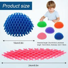 AHHSOY elastic mesh worm toy for tactile fidgeting and better focus.