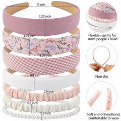 AHONEY pink headband padded for gentle comfort during wear.