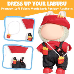 AICase Lububu 3-piece set on display emphasizes coordinated styling for dolls