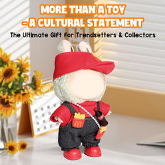 AICase Lububu doll clothes texture close-up shows soft fiber quality