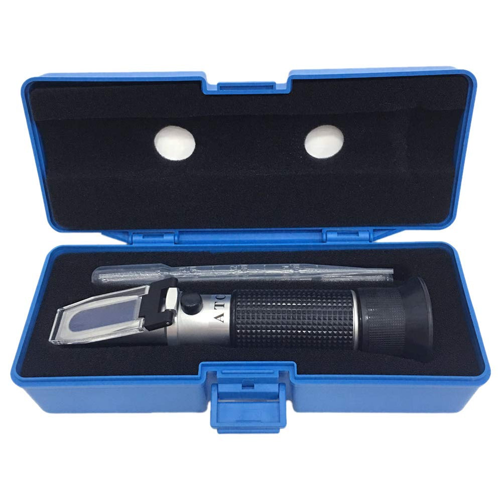 aichose Brix refractometer front view with dual scales for quick sugar readings