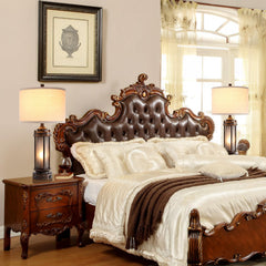 AIEAMPDO bronze lamp with amber frosted bottom night light for cozy evenings