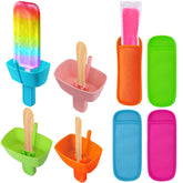 AIERSA 8-piece popsicle holders set keeps hands clean during fun summer treats.