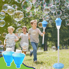 AIERSA Bubble Stand Machine 47 inch height ready for outdoor party use