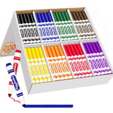 Aigybobo 200-count markers color swatch box for easy color selection