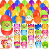 Aigybobo Easter egg set with 24 prefilled eggs for parties and gifts.