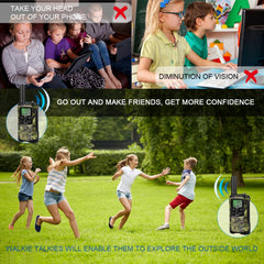 Aikmi kids paracord bracelets paired with walkie talkies for durable outdoor gear.