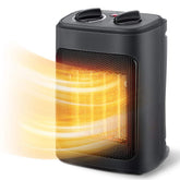 Aikoper 1500W space heater front view with compact design for any room