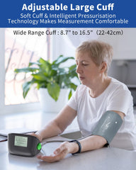 AILE monitor supports two users with separate, timestamped readings.