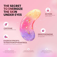 AILEORY caffeine-infused eye patches help reduce puffiness and dark circles