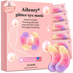 AILEORY tri-color gel patches for under eyes deliver deep hydration and nourishment