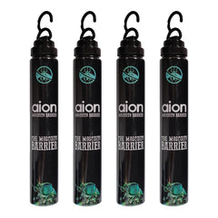 Aion Outdoor Mosquito Barrier 4 Pack front view showcases safe, natural yard protection.