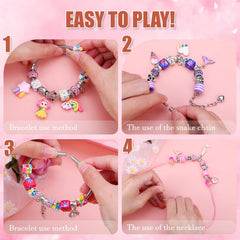 AIPRIDY tool-free bead threading for simple, mess-free crafting.