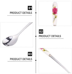 Aiptosy teaspoon for tea, coffee, and dessert stirring.