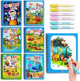 Air Blow water coloring book with dinosaurs for mess-free creative play.